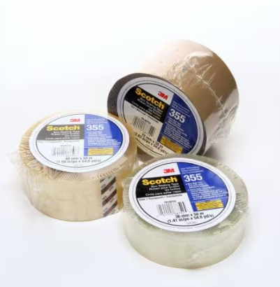 3M Scotch 355透明和棕色重型封箱胶带